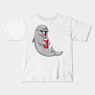 Dolphin Drinking mug Kids T-Shirt